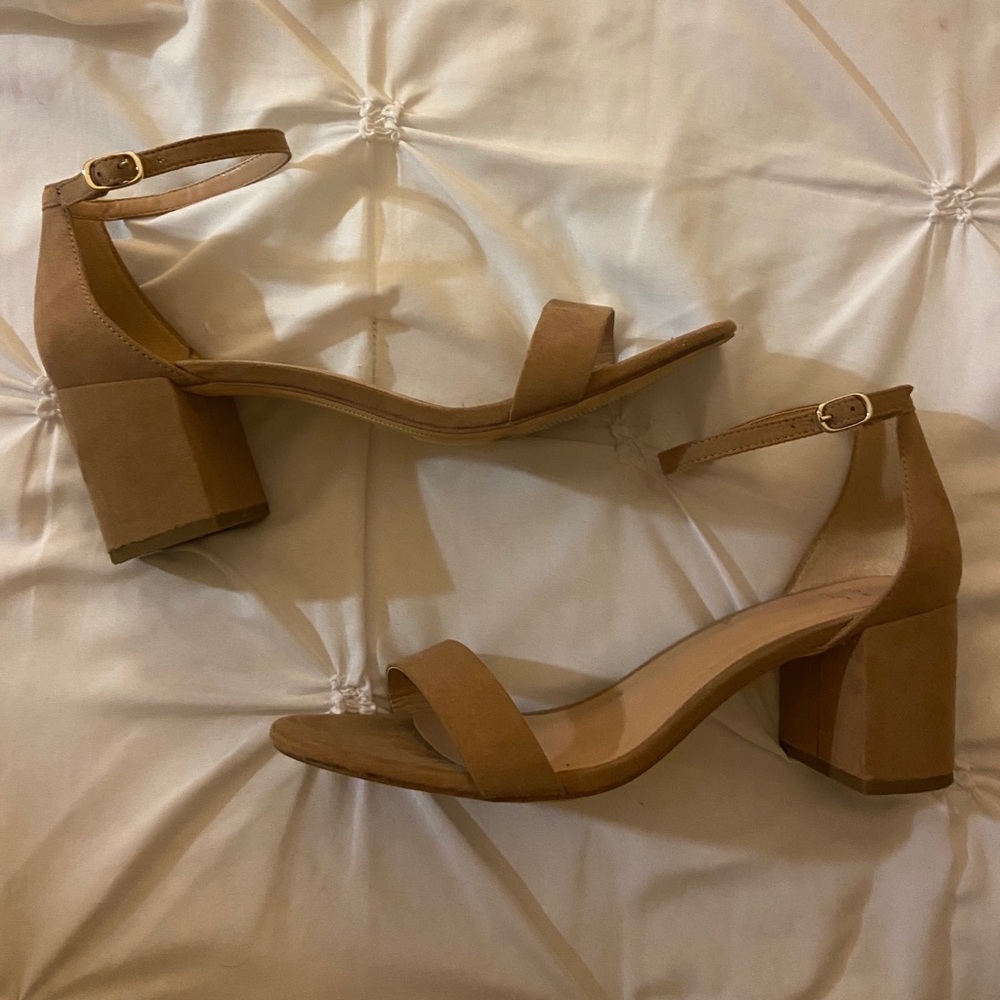 Michaela Mid Block Heel Sandal Pumps - A New Day